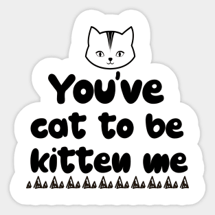 Cat Sayings Sticker